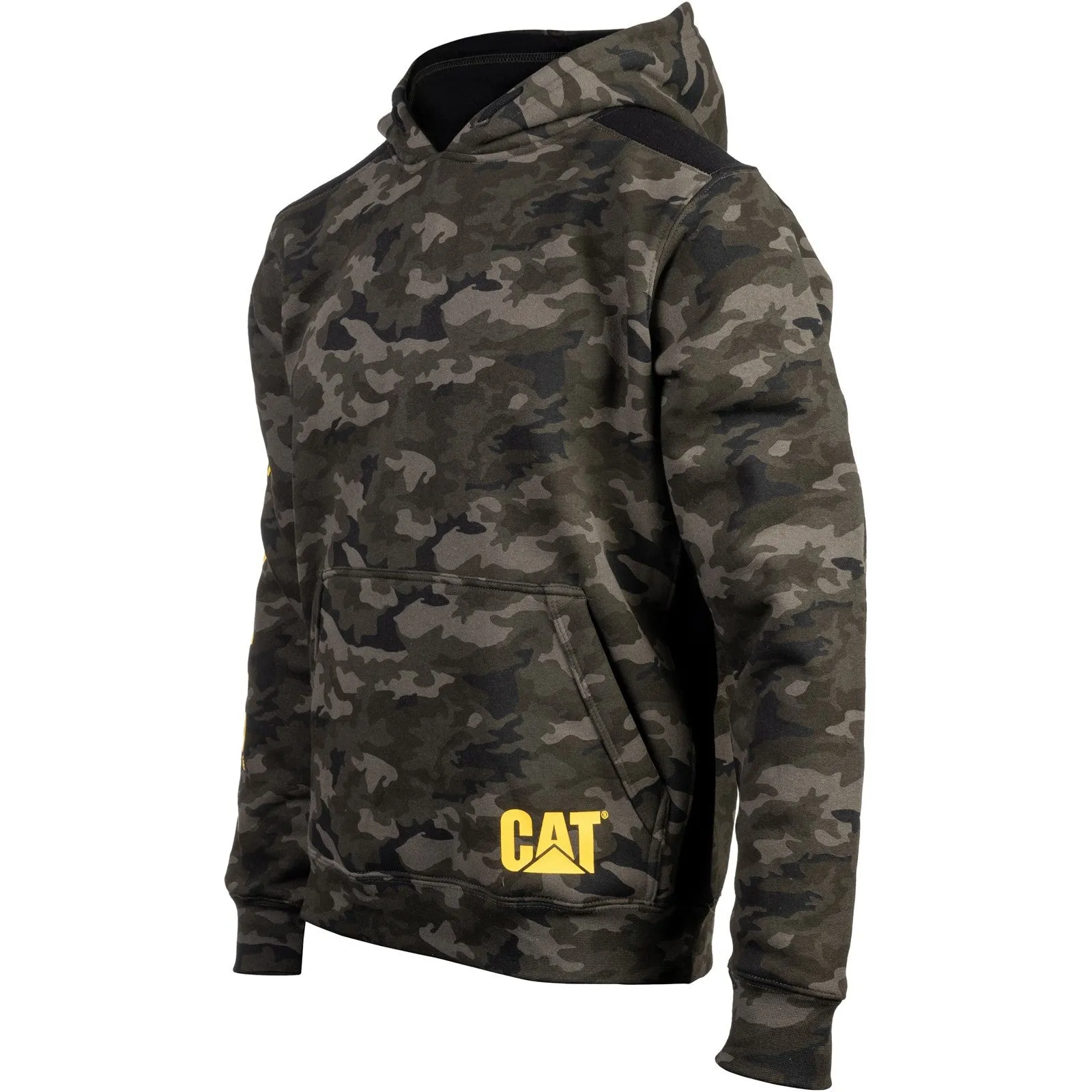 Caterpillar Logo Panel Hooded Sweatshirt