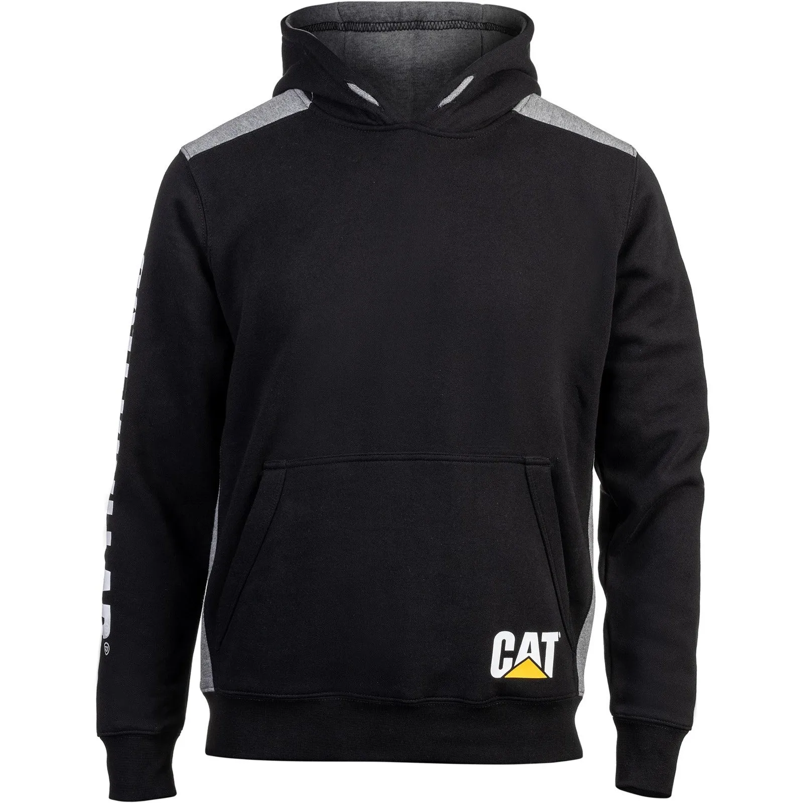 Caterpillar Logo Panel Hooded Sweatshirt