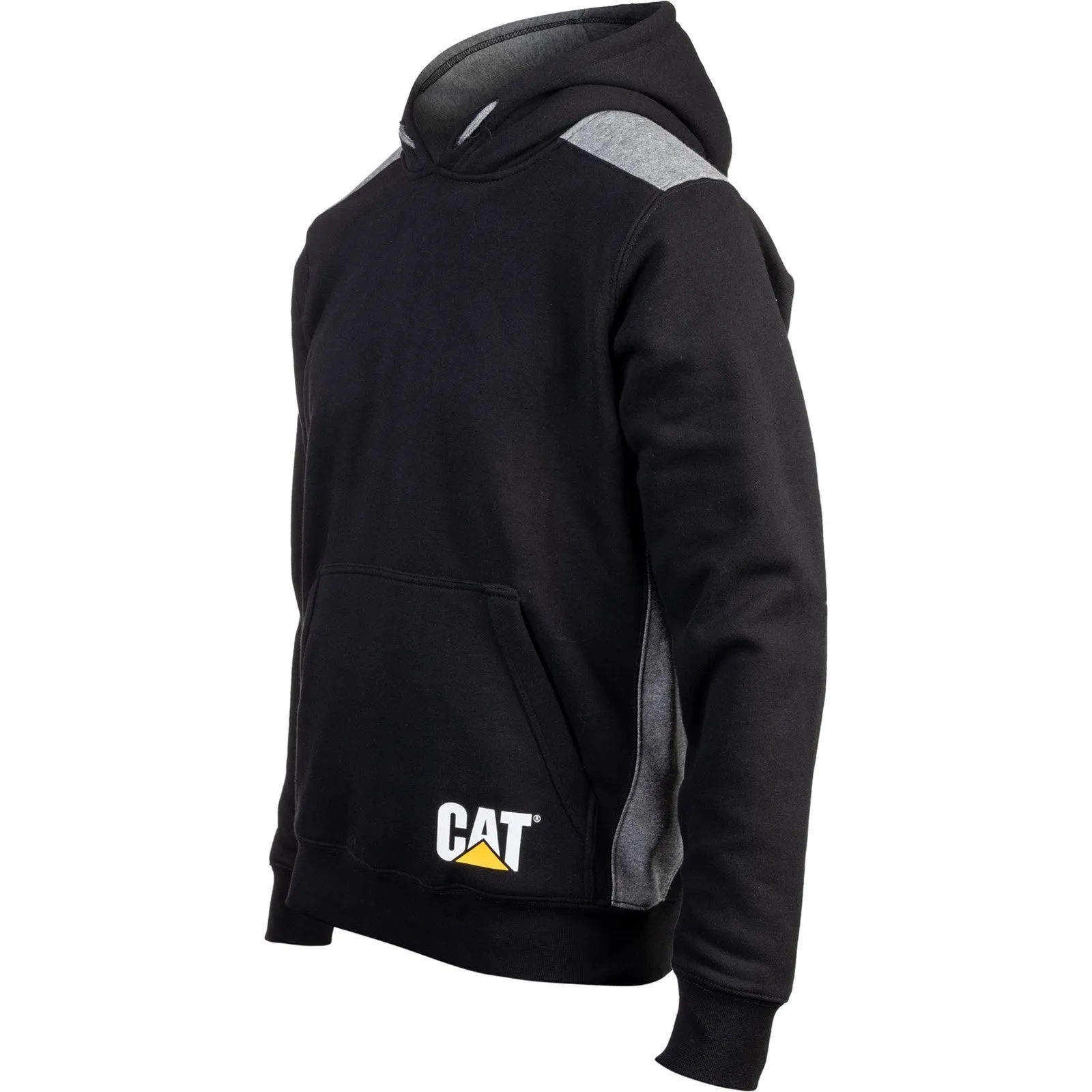 Caterpillar Logo Panel Hooded Sweatshirt