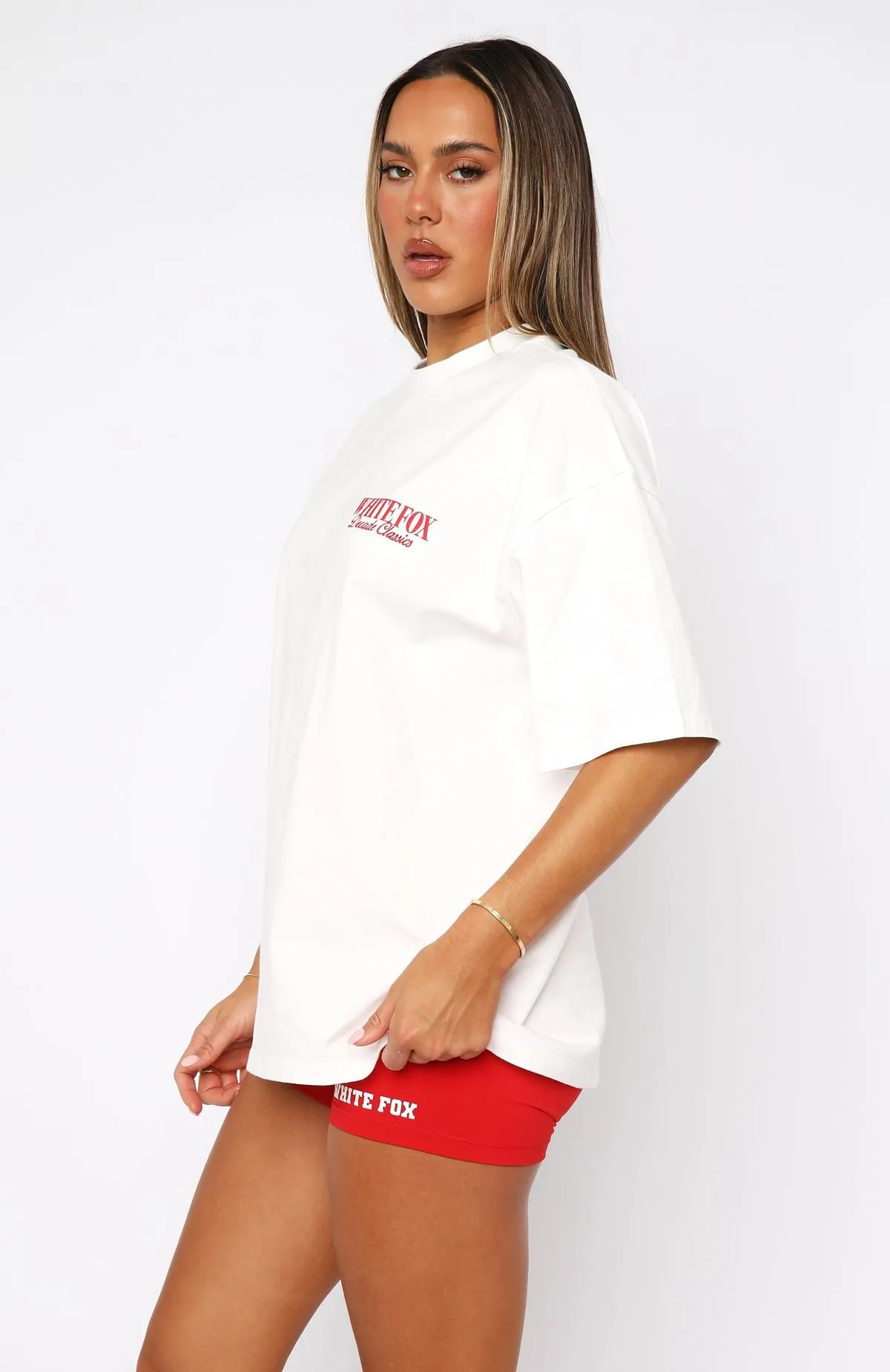 Decade Classics Essential Oversized Tee White