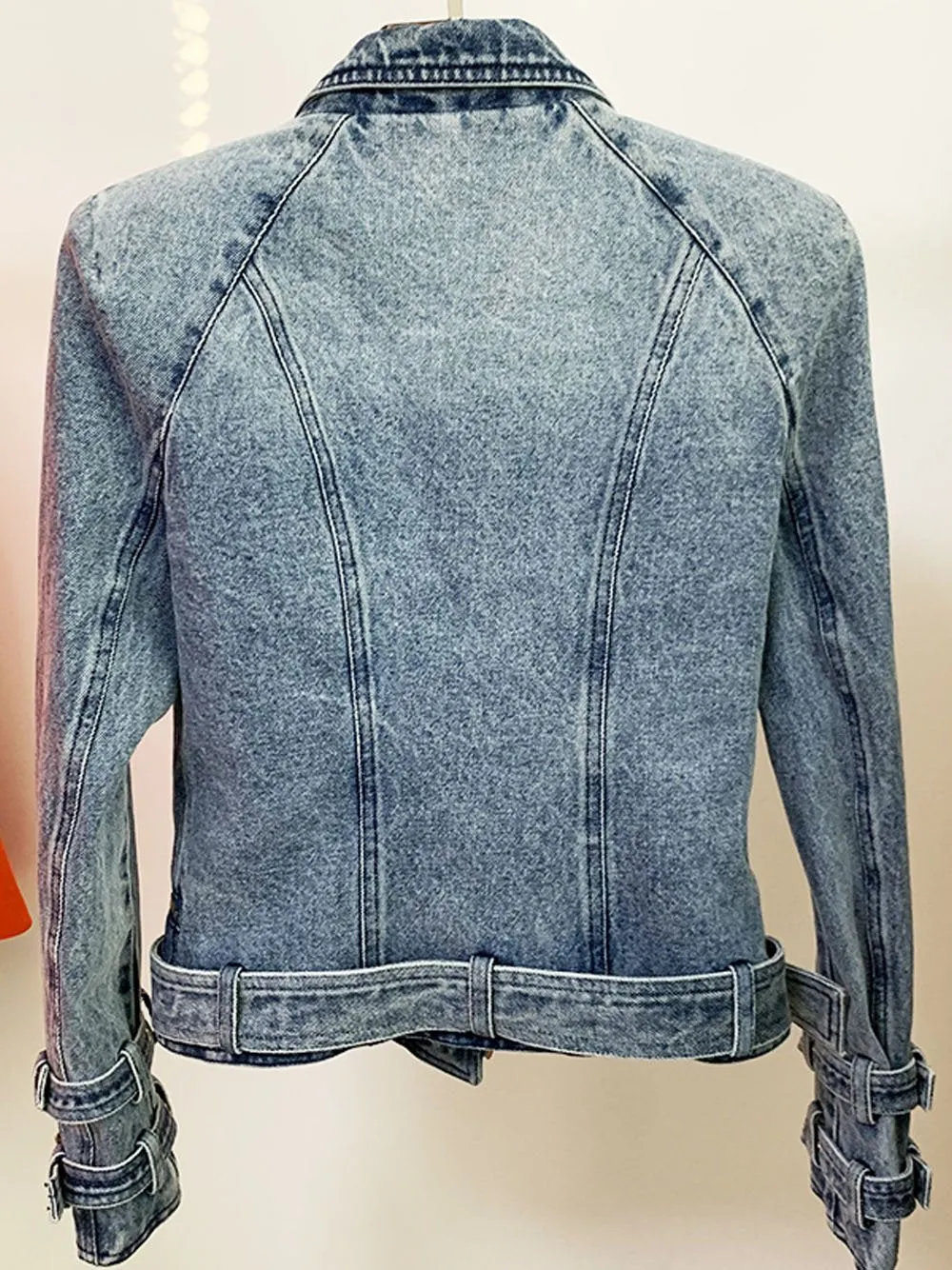 Denim Motorcycle Jacket