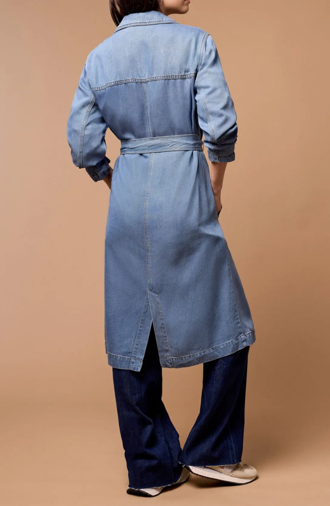 Denim Trench Coat