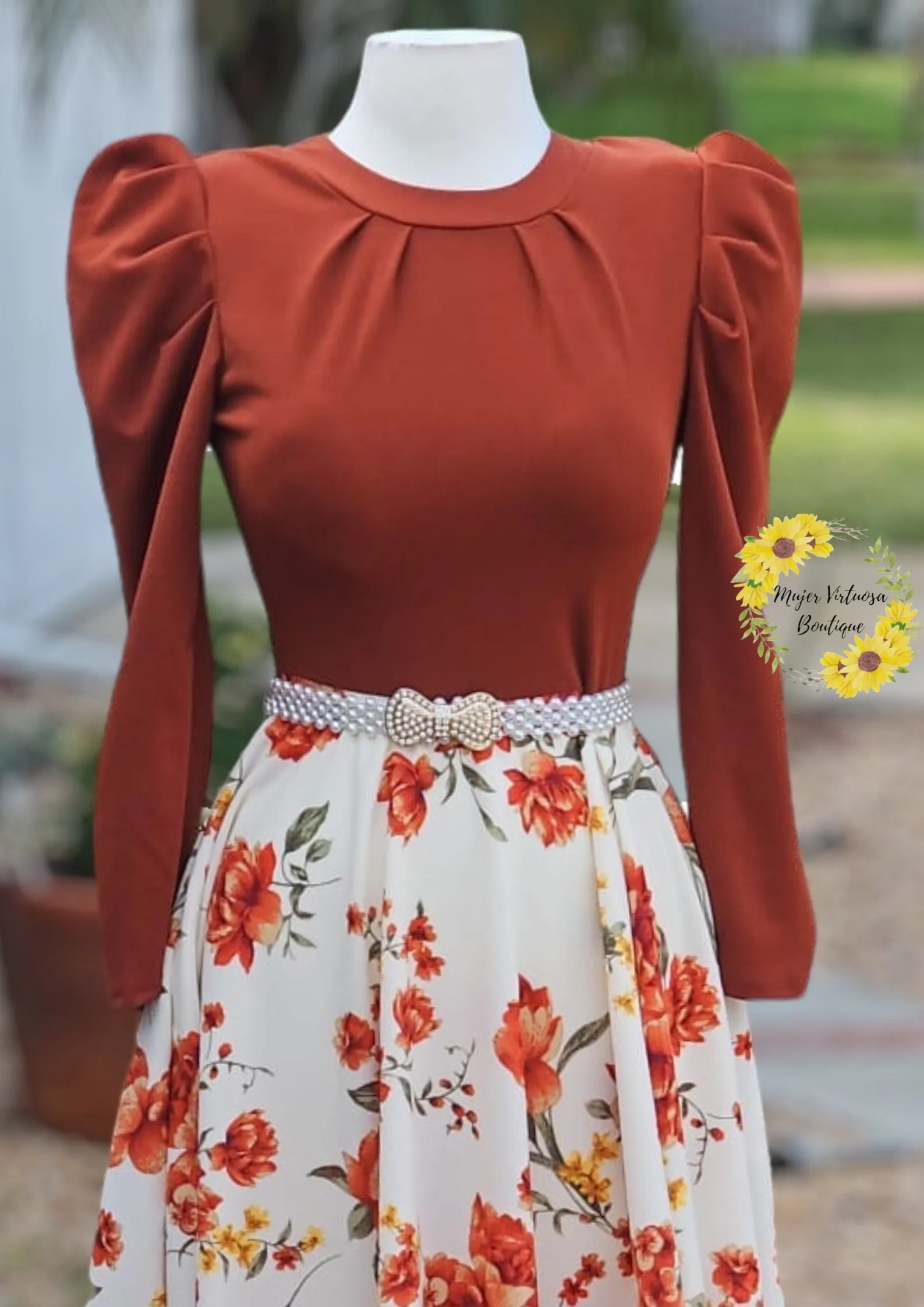 Eloisa “Fall Season” Floral Dress