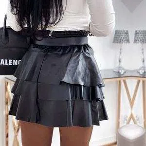 Glow Chic's Puff Mini Skirt