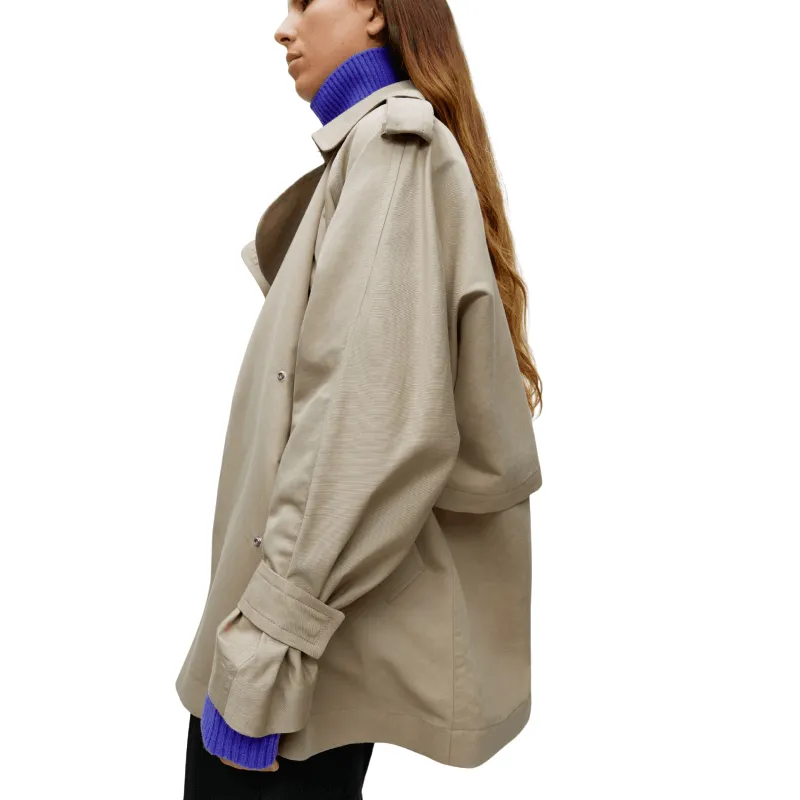 H&M Short Trench Coat, beige