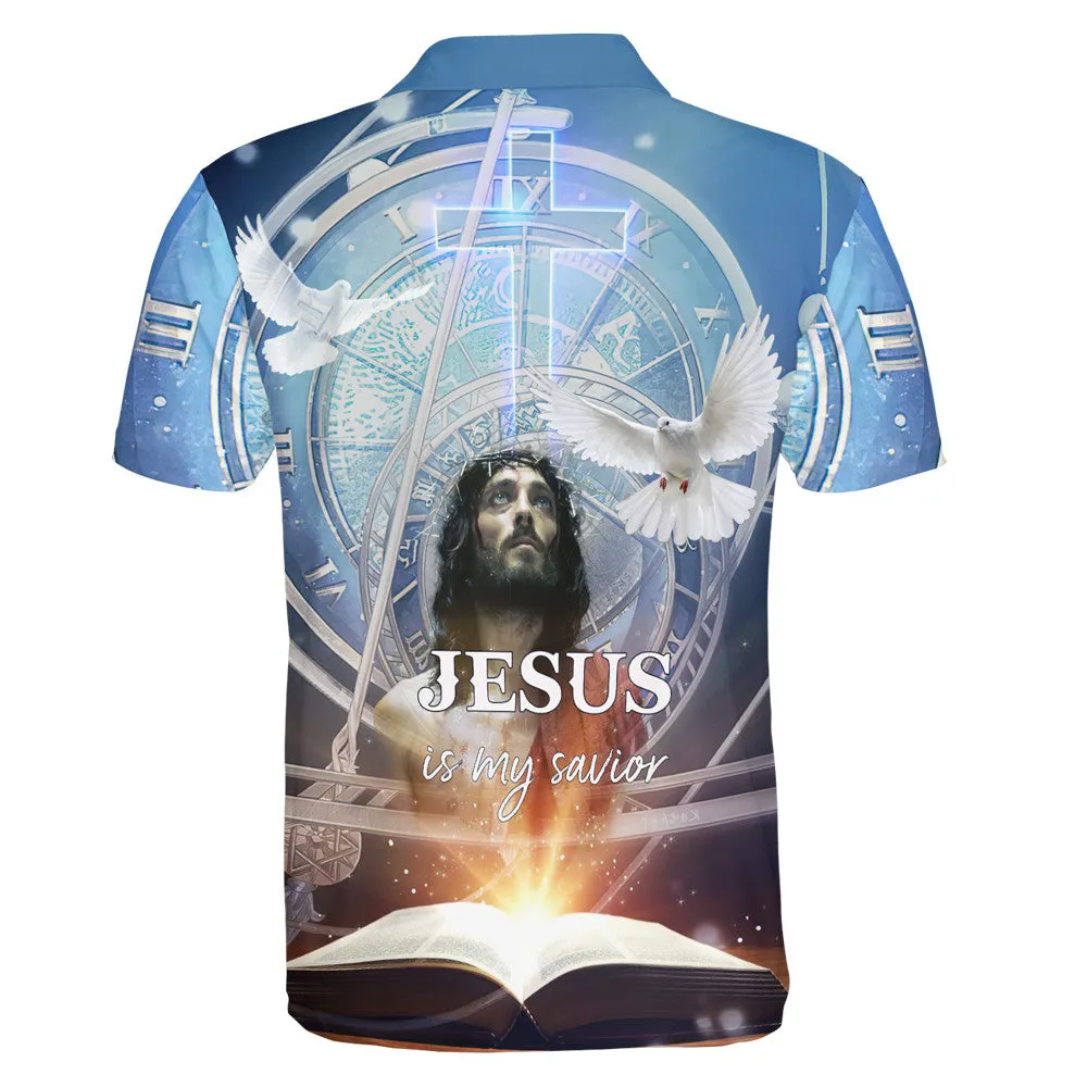 Jesus Is My Savior Eagle Polo Shirt - Christian Shirts & Shorts