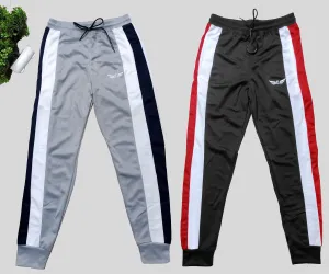 Men Colorblock Grey/Black Joggers (Pack of 2)