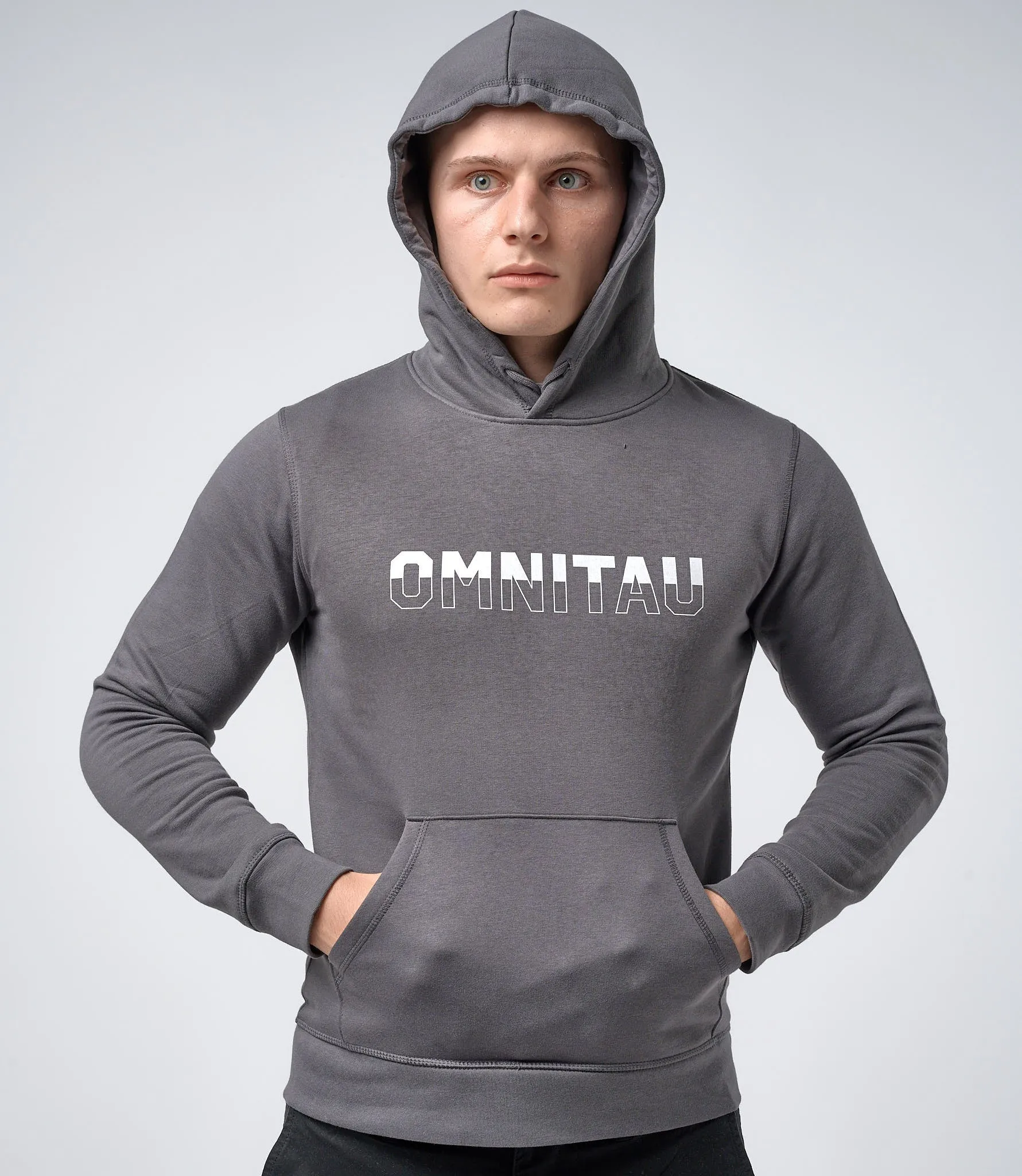 Omnitau Men's Drive Organic Cotton Balance Hoodie - Anthracite Grey