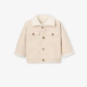 Rainy Day Corduroy Jacket with Sherpa Trim