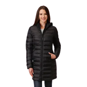 Roper Women's Nylon Proof Coated Black Jacket