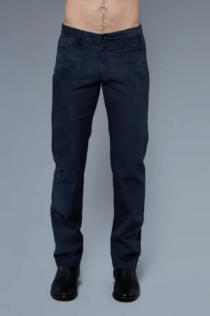 Suede Jeans | Navy