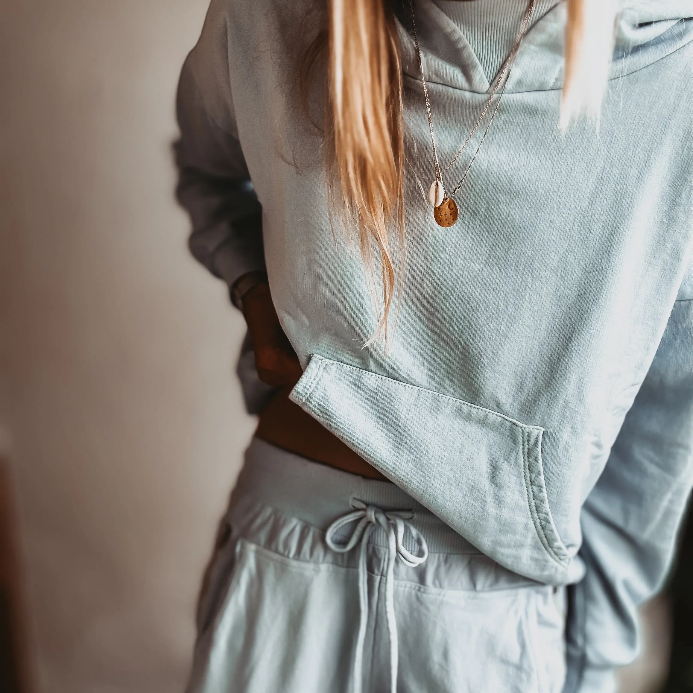 ULTIMATE PALE BLUE ultimate super slouchy relaxed hoody *NEW*