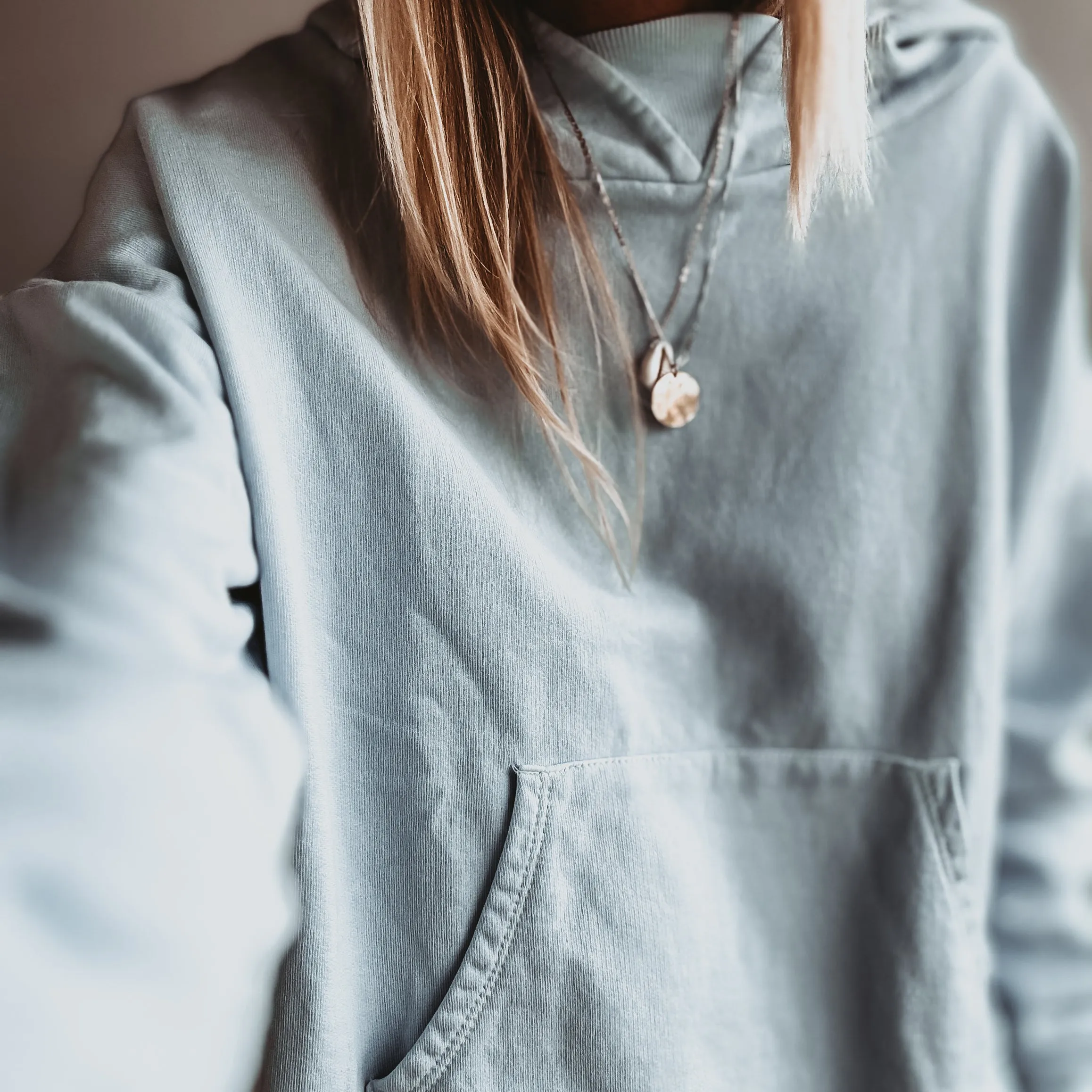 ULTIMATE PALE BLUE ultimate super slouchy relaxed hoody *NEW*