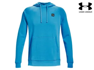 Under Armour Mens Rival Fleece Hoody (Capri/Onyx White)