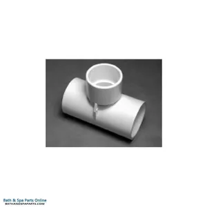 Waterway PVC Tee [Reducer 1-1/2" Slip x 1-1/2" Slip x 1-1/2" Spigot] (413-4000)