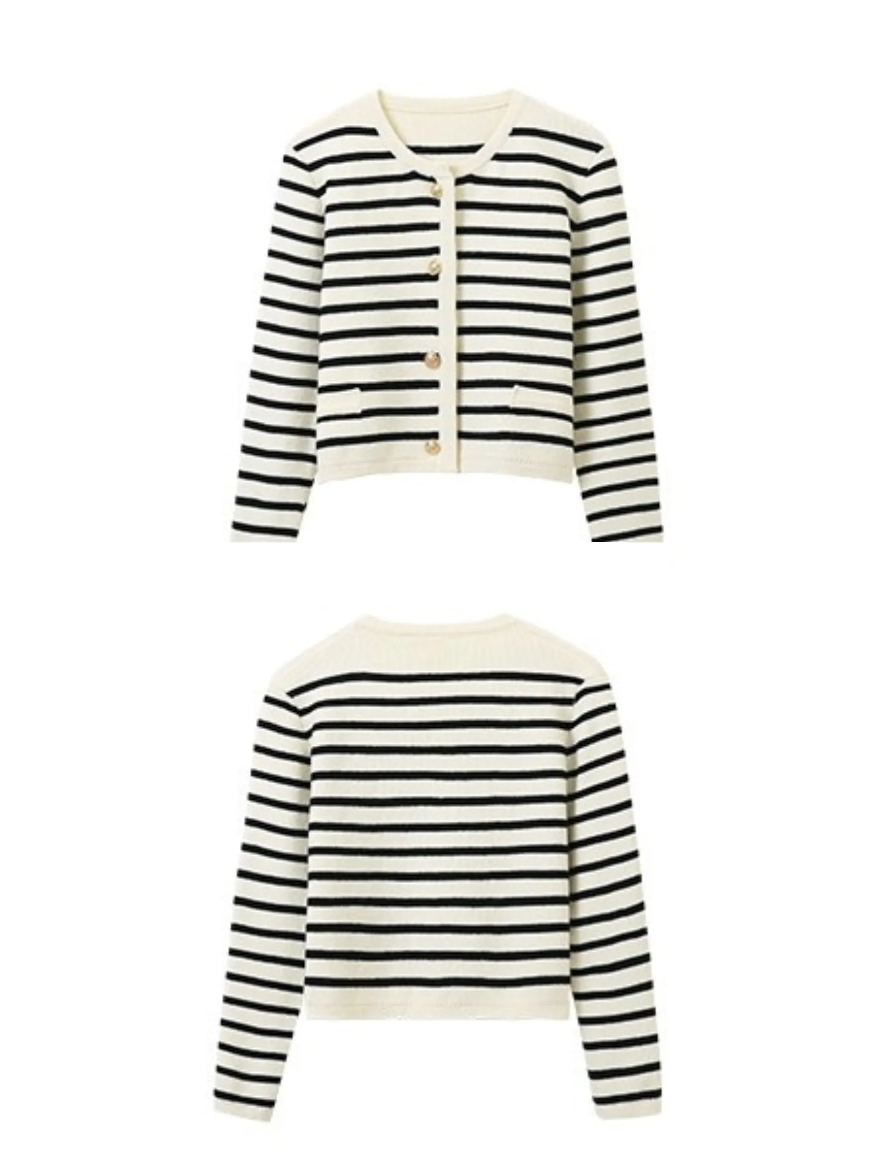 Zaria Striped Cardigan